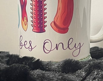 ADULT  Handmade Good Vibes Only Coffee mug