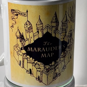 Handmade Marauders Map coffee mug