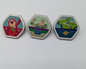 Toy Story Disney Enamel Trading Pins, Set of 3