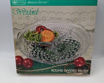 Vintage Wexford Round Divided Relish Dish