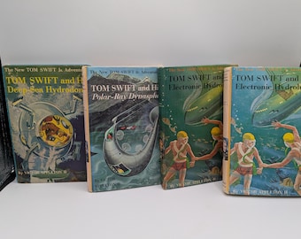 Tom Swift Jr. Hardcover Book Set: Vintage Science Fiction Adventures