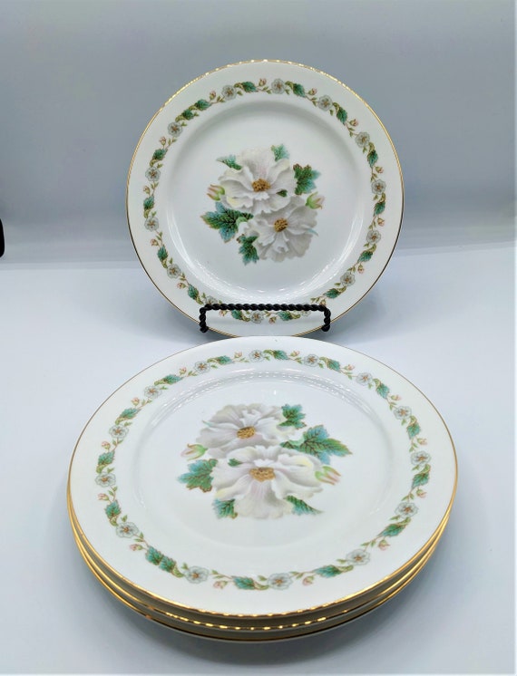 Vintage 1950's Noritake Magnolia Salad or Dessert Plates ()set of