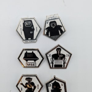 Spille da collezione Disney Star Wars Droids, set da 6 - spille smaltate assortite da collezione, senza duplicati