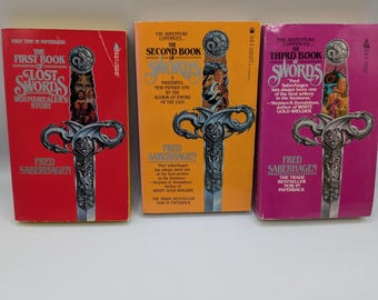 Books of Swords 1-3, Fred Saberhagen - 1980s paperbacks
