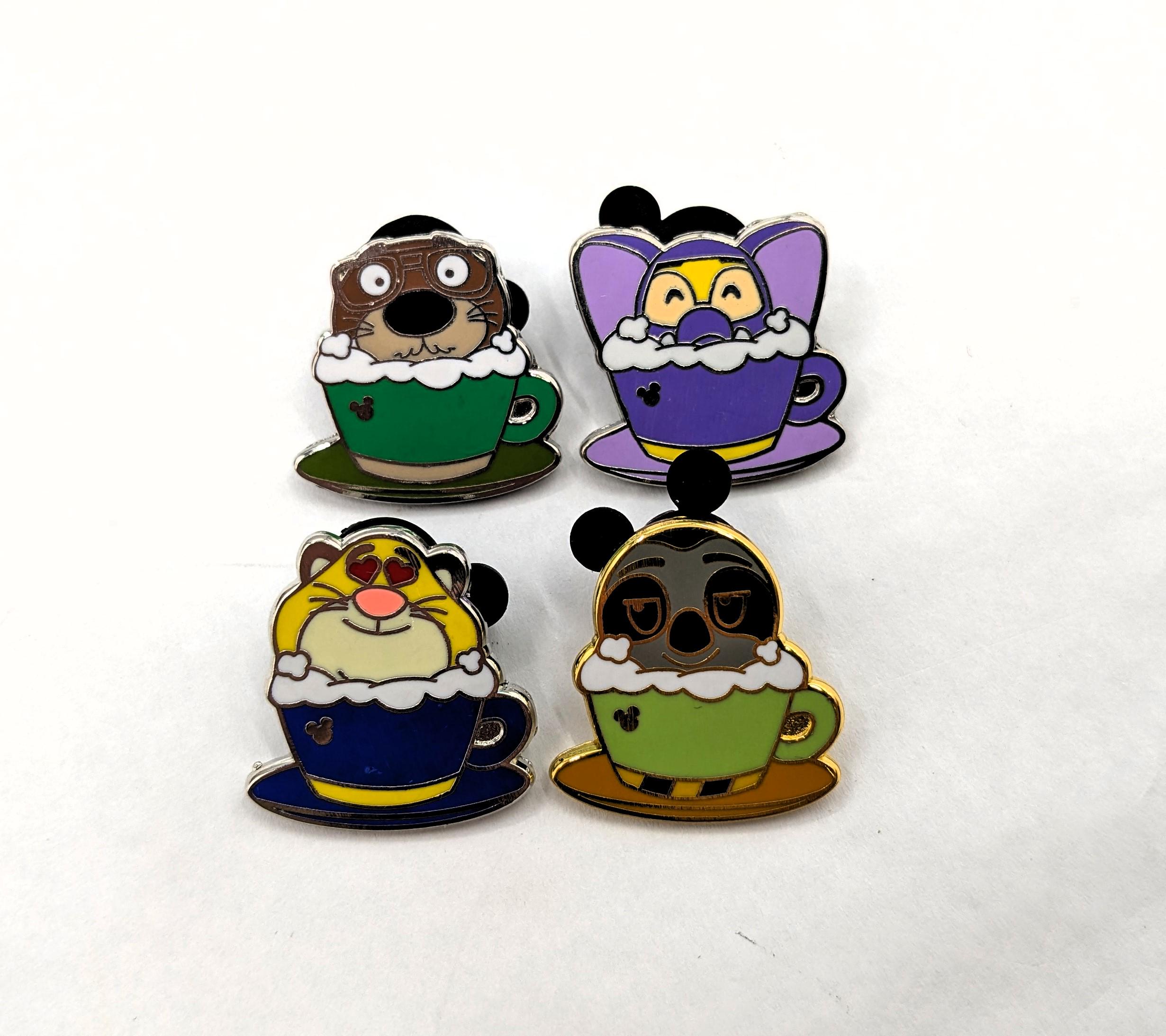 Zootopia Latte Collection Disney Enamel Trading Pins, Set of 4 - Etsy