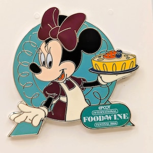 2026 Minnie Mouse EPCOT Food and Wine Festival Disney Enamel Trading Pin