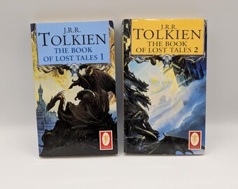 The Book of Lost Tales, Volume 1 and 2 - J.R.R. Tolkien - 1992 paperbacks