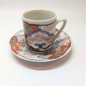 Bamboo Demitasse Teacup and Saucer (set of 2)