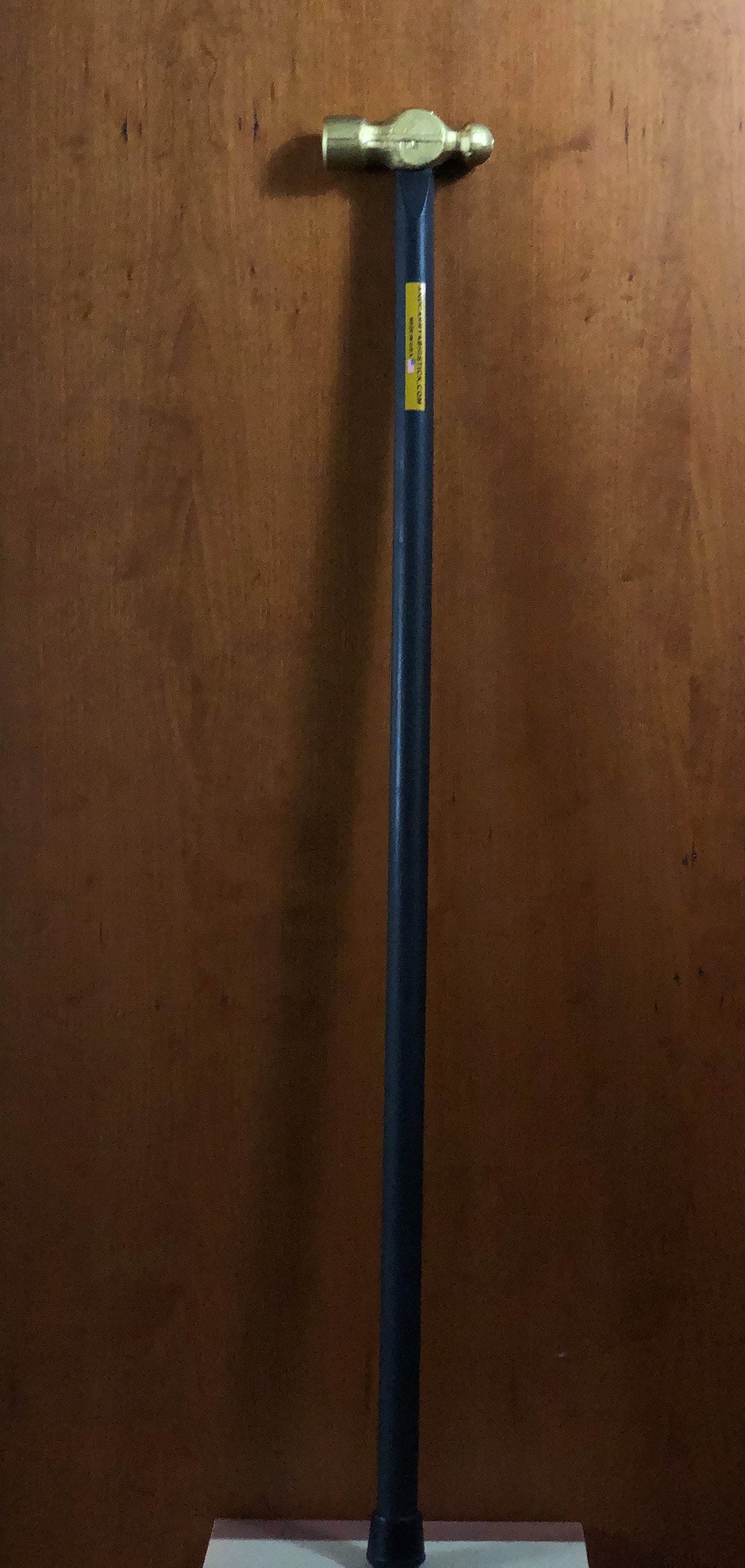 Black and Gold Ball Peen Hammer Head Self Defense Walking Etsy