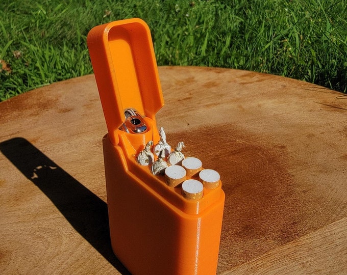 Cigarette/joint Case With Lighter Slot Holds 8 Cigarettes/joints 3D