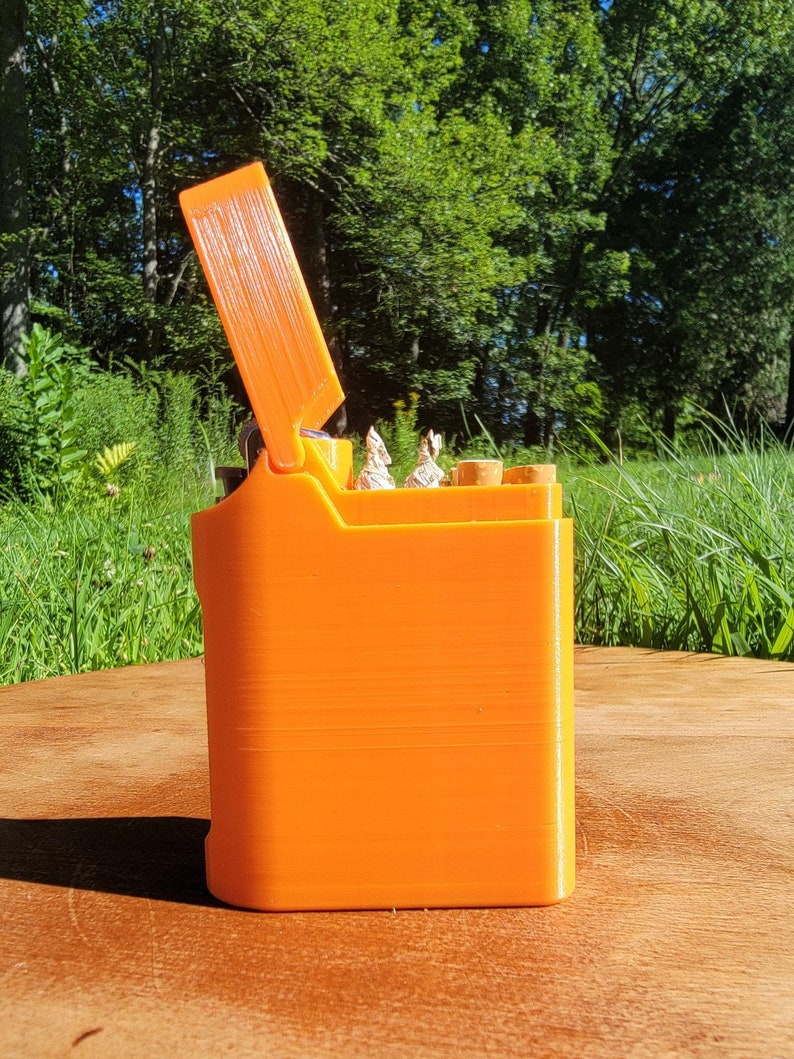 Cigarette/joint Case With Lighter Slot Holds 8 Etsy