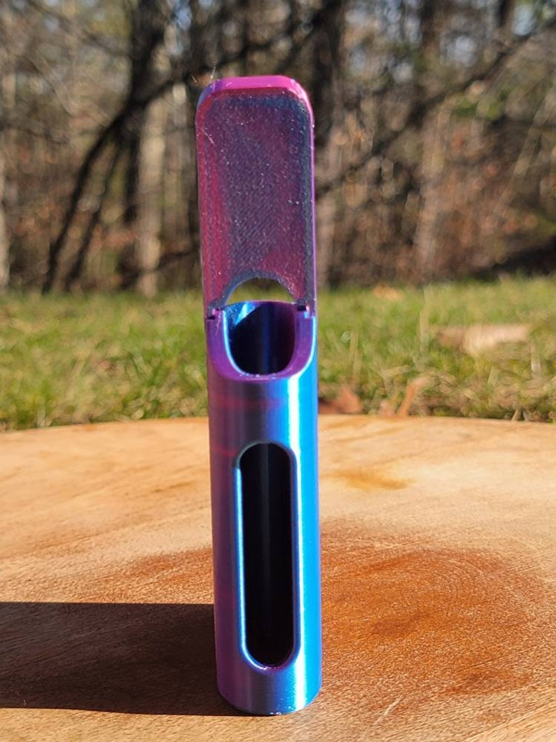 LIMITED TIME Iridescent Dual Color Cigarette/joint Case With Lighter