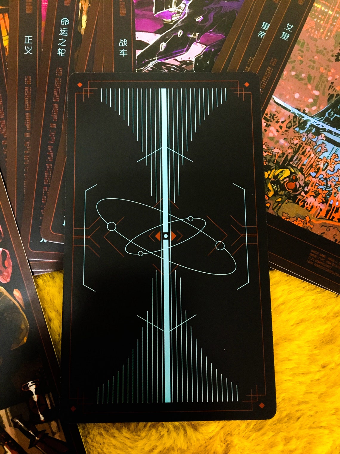 Cyberpunk 2077 tarot cards 22 deck cards game collection Etsy