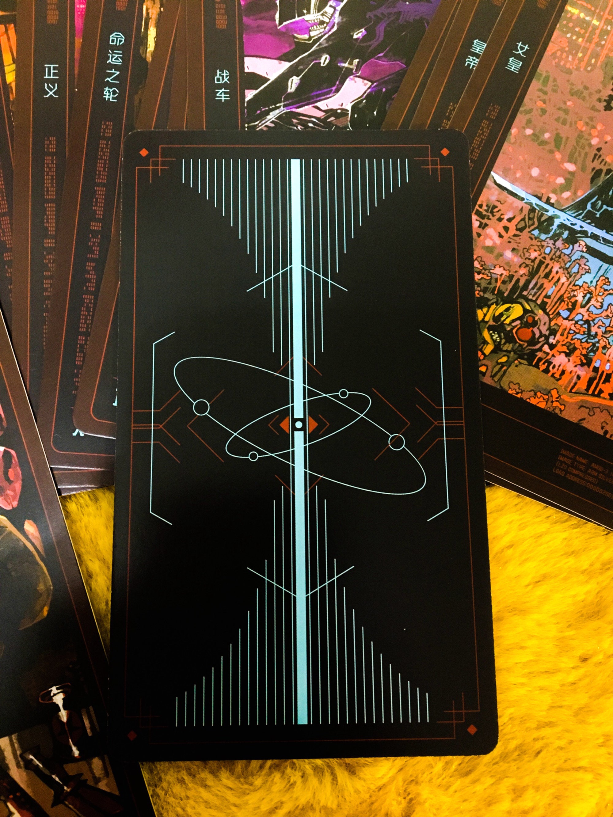 Cyberpunk 2077 tarot cards 22 deck cards game collection Etsy