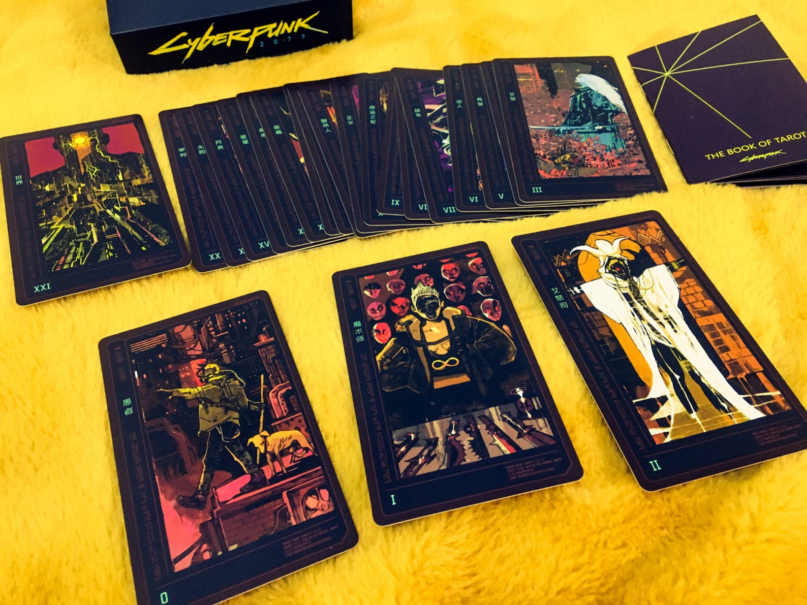 Cyberpunk 2077 tarot cards 22 deck cards game collection Etsy