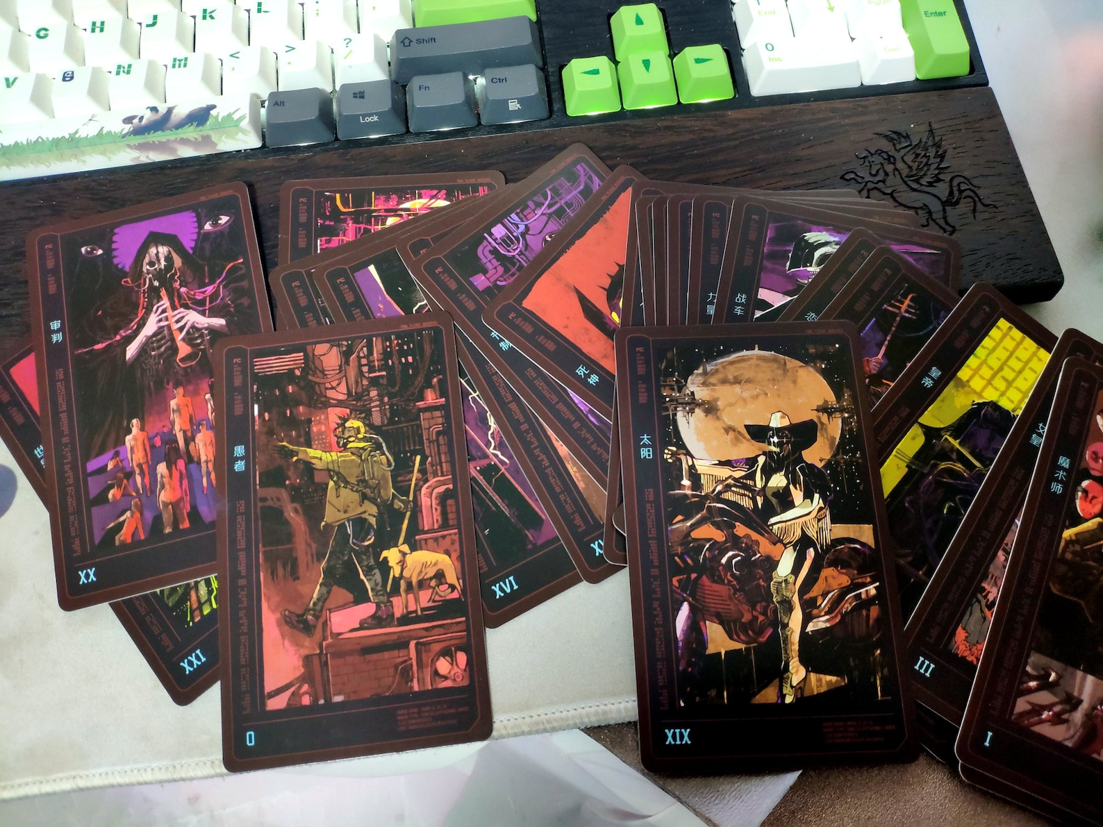 Cyberpunk 2077 tarot cards 22 deck cards game collection Etsy