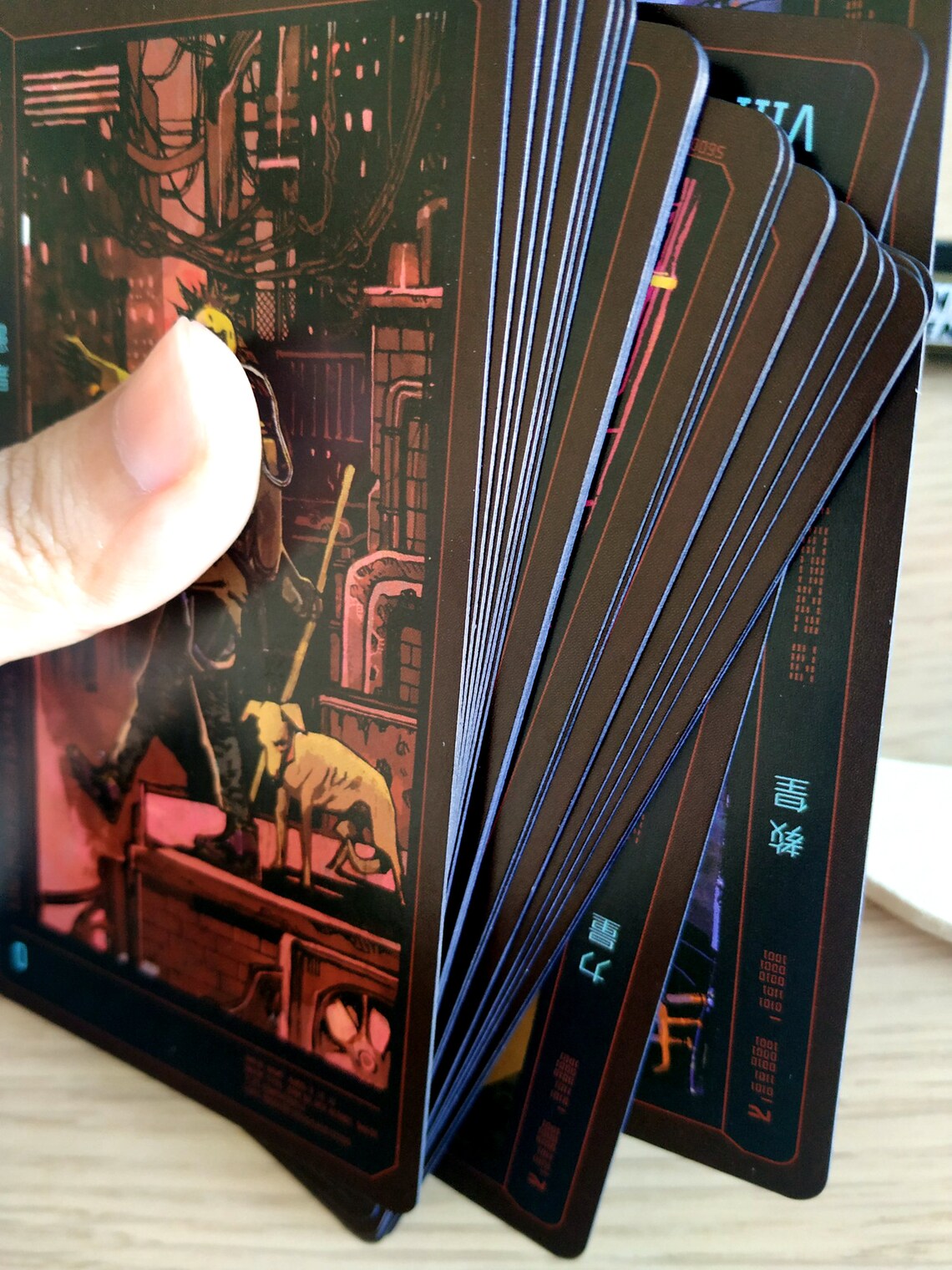 Cyberpunk 2077 tarot cards 22 deck cards game collection Etsy