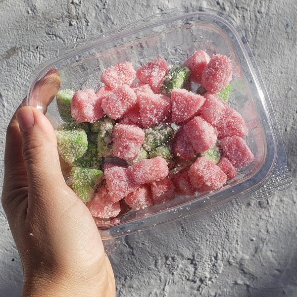 Extremely Sour Candy Watermelon Gummy - Extra Sour Added!