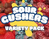 1.5 Pound Sour Gusher Variety Pack - Choose Your Sour Level
