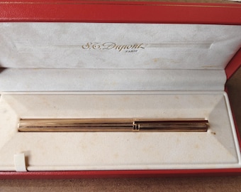 Authentischer Vintage S.T.Dupont classic laque de chine 18K 750 M Feder Füllfederhalter