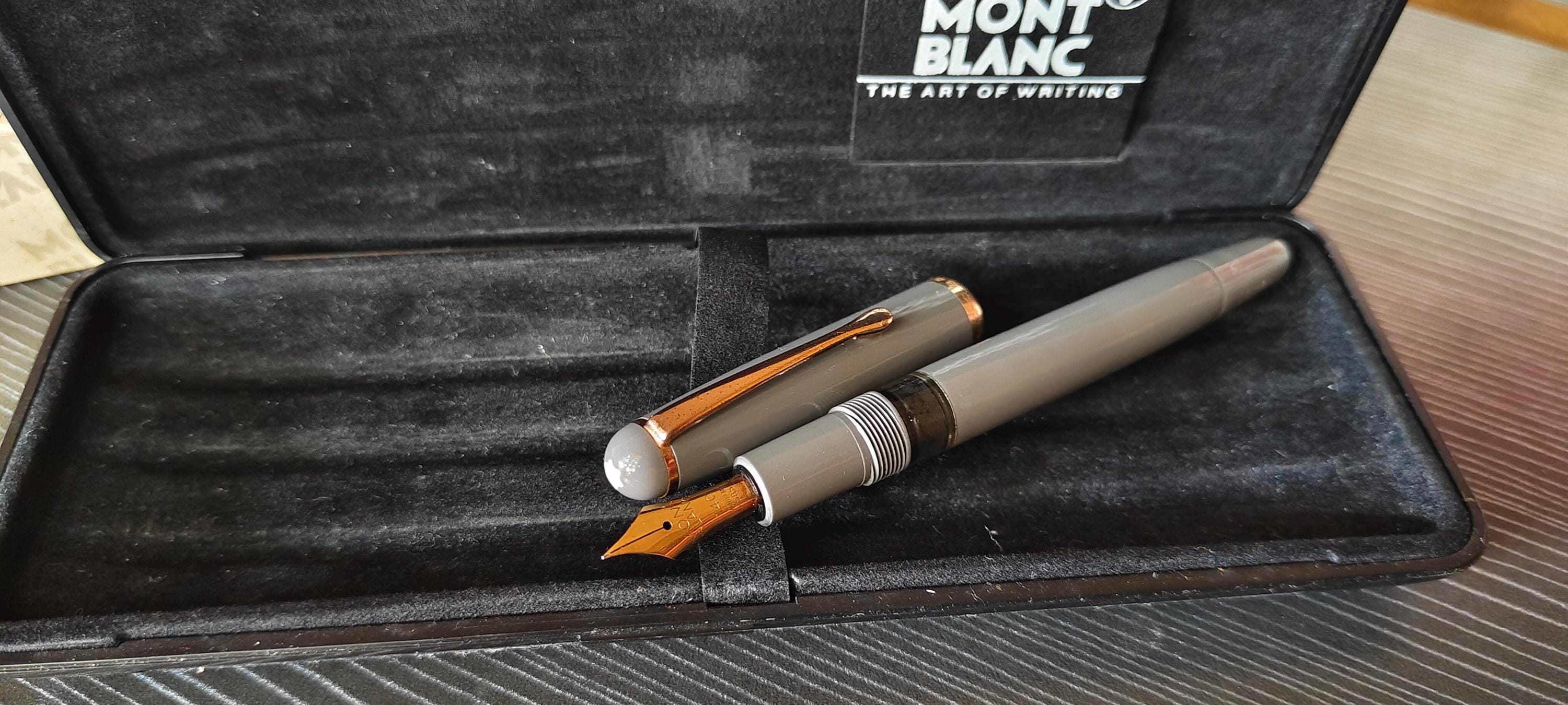 本物のヴィンテージ モンバンク No.344 1960年代 14K EF ペン先 万年筆