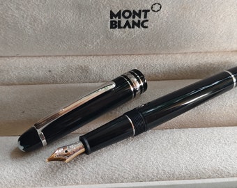 montblanc meisterstuck platinum 145 14K 585 F nib fountain pen