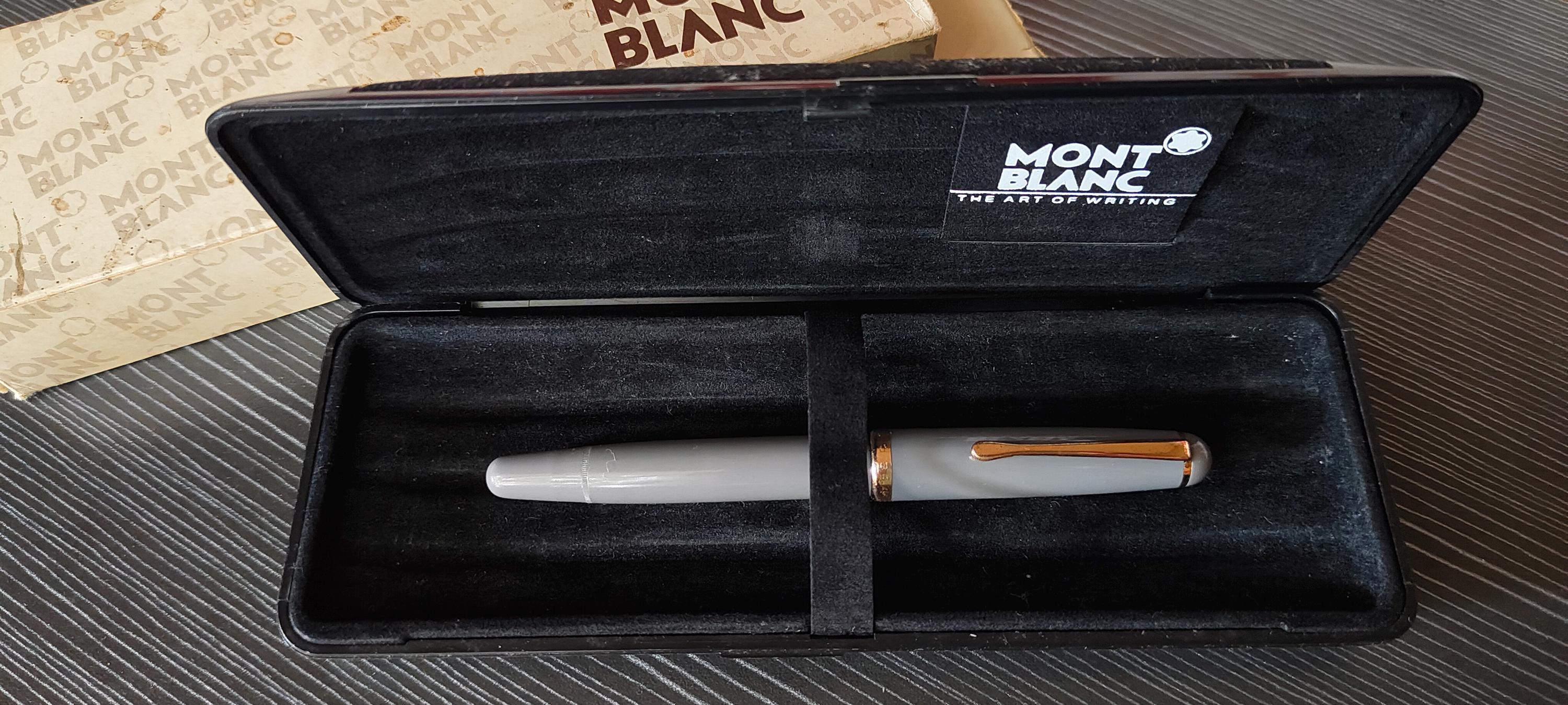 本物のヴィンテージ モンバンク No.344 1960年代 14K EF ペン先 万年筆