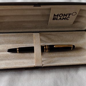 Authentic Vintage Montblanc meisterstuck 114 Mozart 14K 585 M nib fountain pen