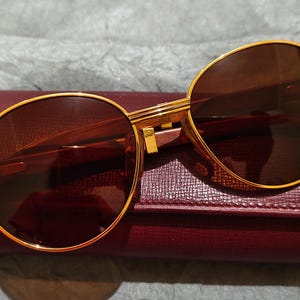Authentic Cartier Bagatelle 52-18-130 sunglasses made in france