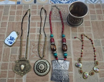 Vintage Damenkette, Armband versilbert und vergoldet