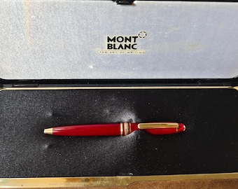 Authentischer Vintage Montblanc mozart mini burgunder Kugelschreiber hergestellt in Deutschland