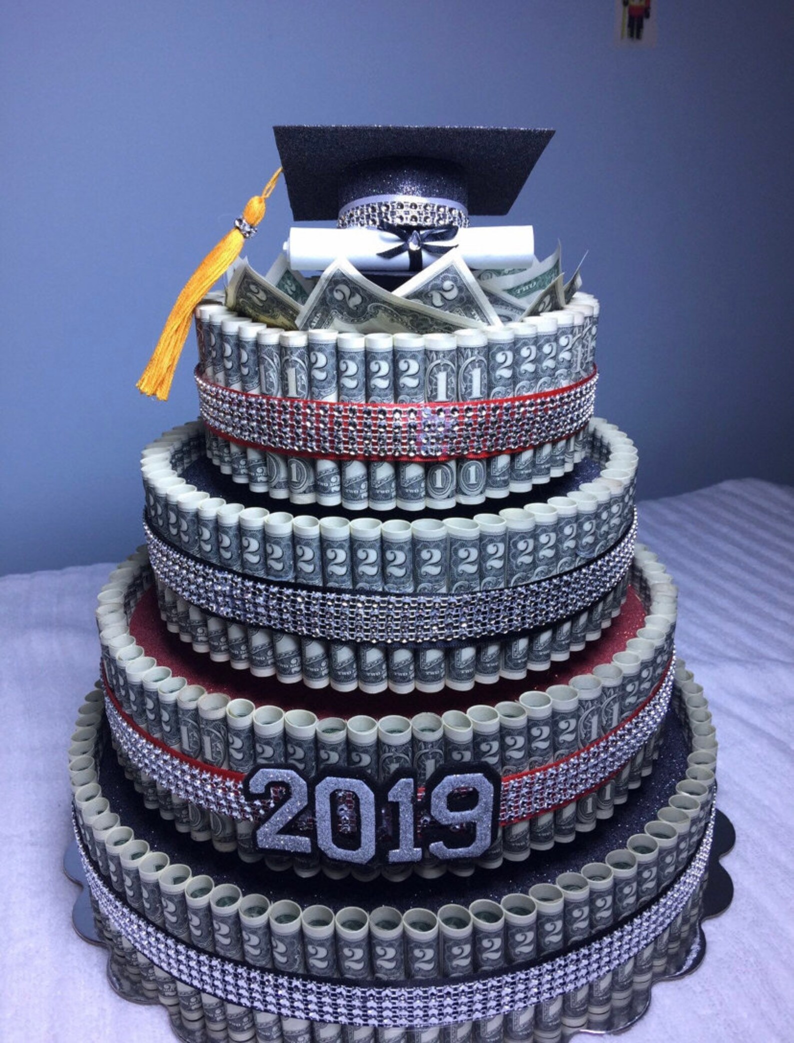 Money cake for graduation and any events | Etsy