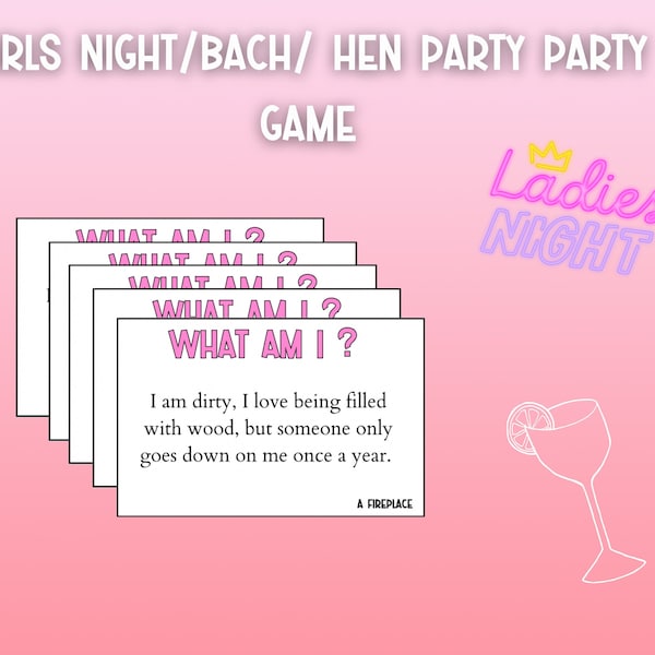 Hen Party Games, Rude Riddles, Dirty Rude Hen Games, Bridal Shower Games, Funny Bride to be Hen Night Games, Bachelorette Party Games