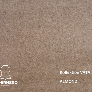 Italian suede, suede, suede, sole leather Almond - MA510108