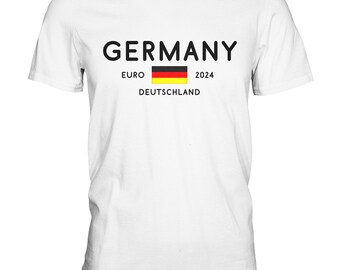 Germany EURO 2024 Männer T Shirt | Euro 2024 Fanshirt Deutschland | Geschenk Fußballfan | Deutsche Nationalelf Fanshirt |EM 2024 Deutschland