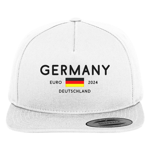 Germany EURO 2024 - Premium Snapback | Deutschland Fan | Eurocup 2024 Deutschland | Cooles Cap | Fußball Deutschland | Germany Soccer Team