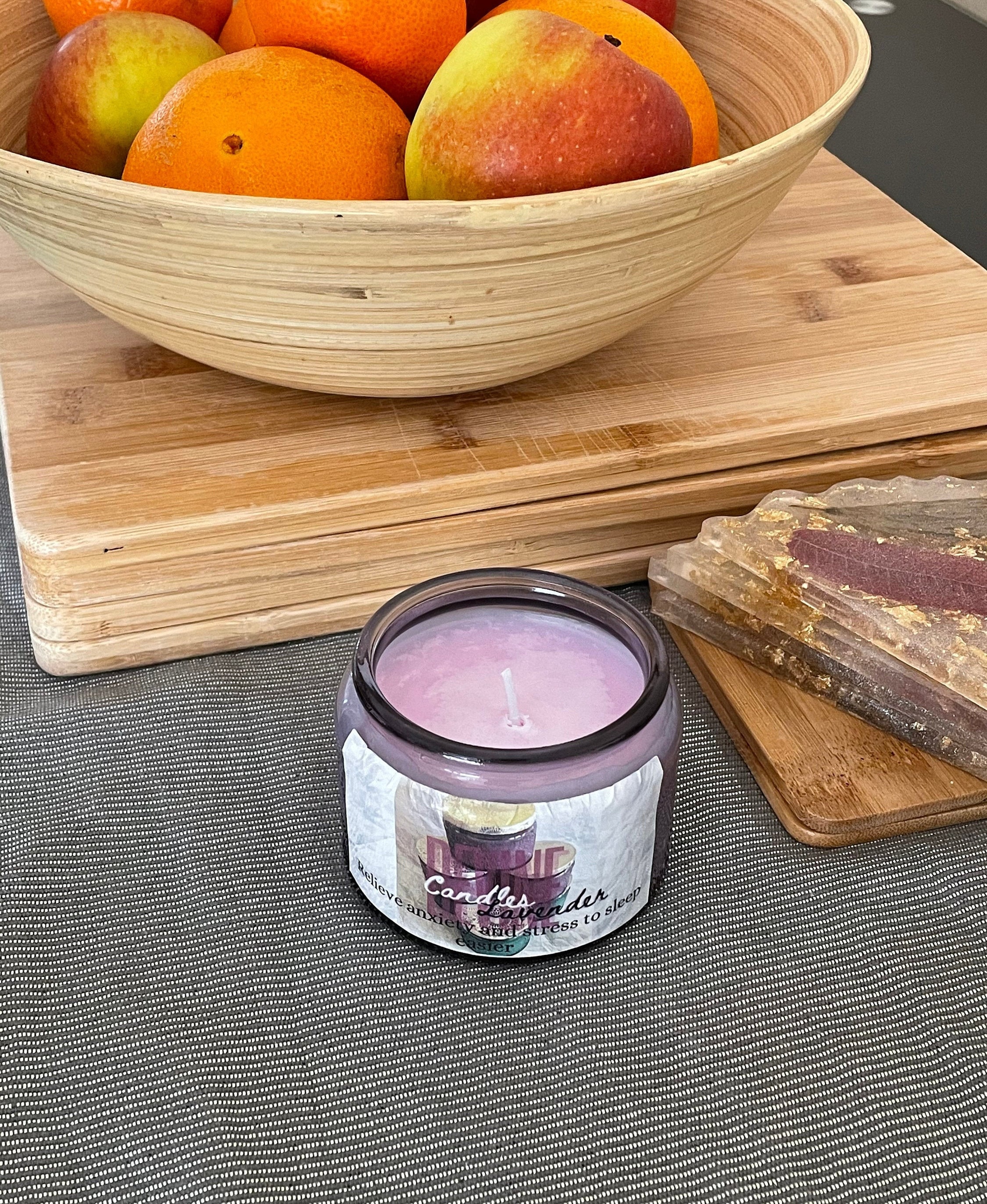 Lavender scented therapeutic candles candles 4.5 oz glass Etsy