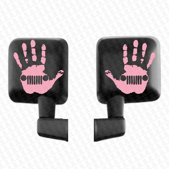 Jeep Mirror Decals Etsy