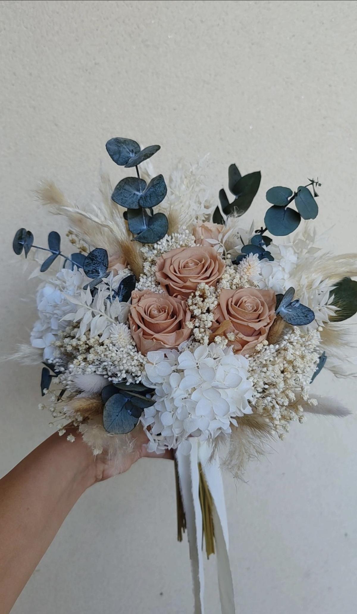 Bouquet De 15 Fleurs De Pampa Séchées – Décoration Naturelle Longue Durée Pour Maison, Mariage, événements - 2