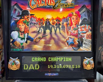 Cactus Canyon speaker grills (Chicago Gaming Company)