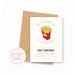 Home Fry Birthday, French Fry Party Invitation, Fries Birthday Party ...