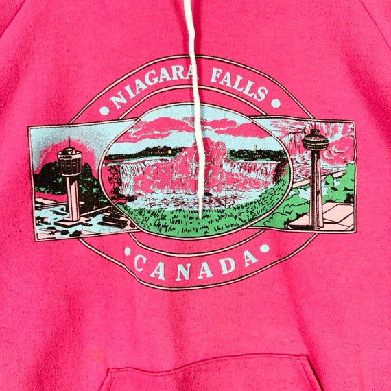 Vintage 90s Niagara Falls Canada Pink Classic Cit… - image 3