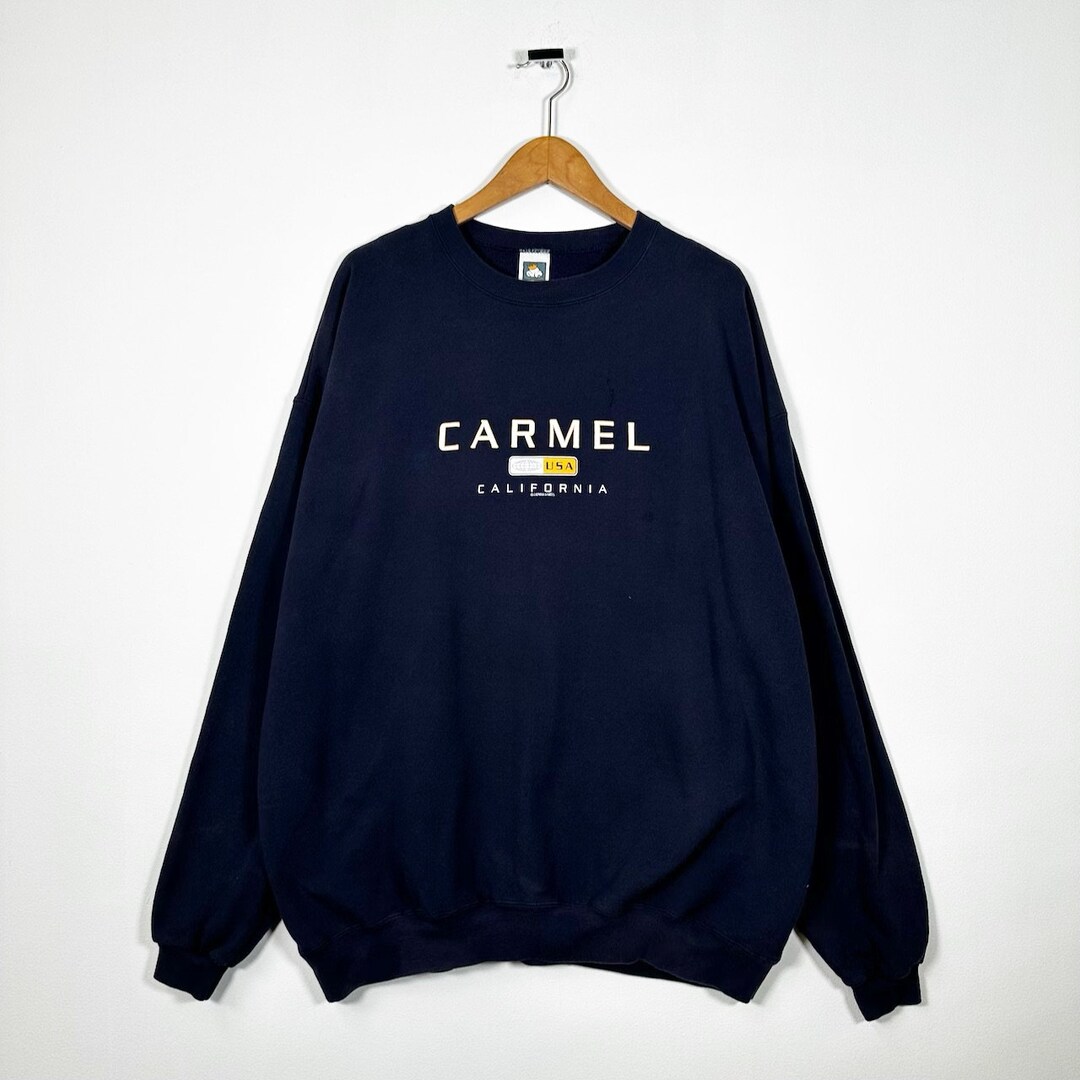 Vintage 00s Carmel California Spellout Graphic Crewneck Etsy