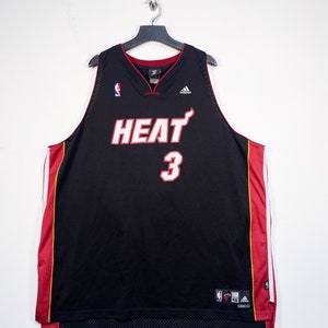 Preowned Fanatics NBA Miami Heat #3 Dwyane Wade Shirt Size XL A3