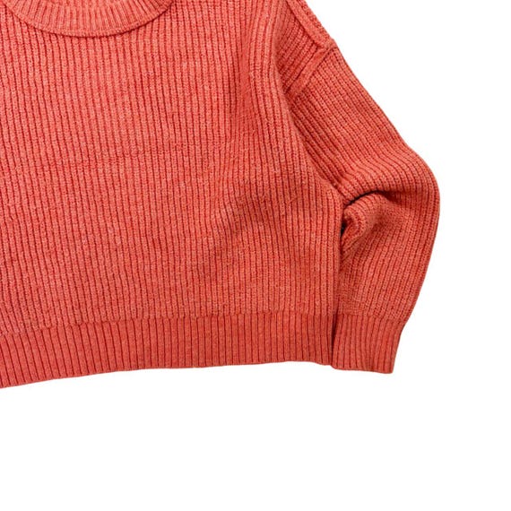 Vintage 00s American Eagle Salmon Knit Cropped Sweater Etsy