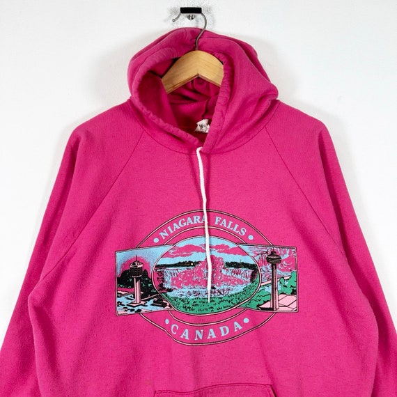 Vintage 90s Niagara Falls Canada Pink Classic Cit… - image 2