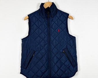 Authentic Quilted Zip Up Polo Ralph Lauren Vest