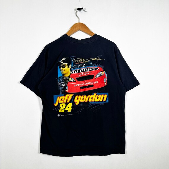 Vintage 00s Jeff Gordon DuPont NASCAR Graphic Tee - image 4