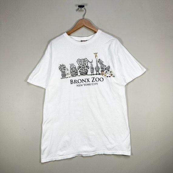 Vintage 2001 Bronx Zoo New York City Graphic Tee - Gem