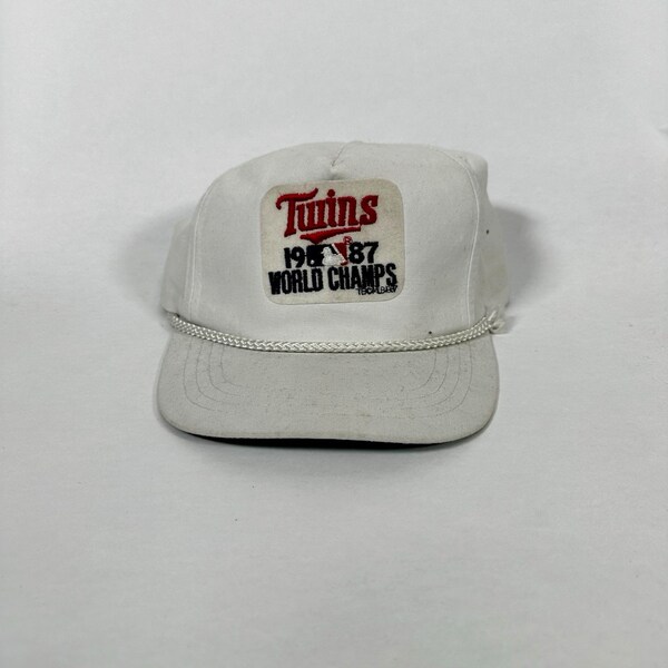 Vintage 1987 Minnesota Twins MLB World Series Trucker Hat